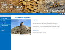 Tablet Screenshot of gerharz-tonbergbau.de